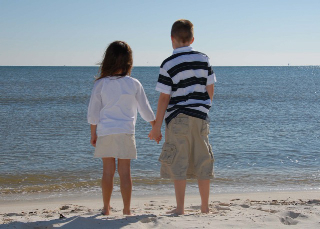 Looking out at the gulf